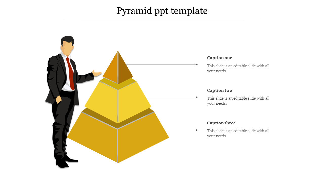 Make Use Of Our Pyramid PPT Template Presentation